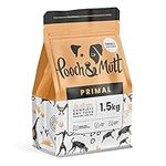 Pooch & Mutt - Primal High Protein Grain Free Dry Dog Food (Small Sized Kibble), Lamb And Ostrich Flavour, 1.5kg