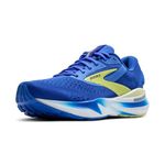Brooks Men’s Adrenaline GTS 24 Supportive Running Shoe - Cobalt/Neo Yellow/Peacoat - 13 Medium