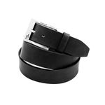 STARHIDE Men's Genuine Cowhide Leather Belt, Full Grain 1.25" Wide Belt with Classic Buckle - Handcrafted Luxury Accessory for Formal and Casual Wear - Gift Boxed - SB07 Black, (Large 38" - 40")