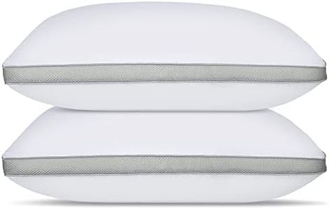 Bed Pillows for Sleeping Standard Size Set of 2,Comfortable Hotel Cooling Pillows 2 Pack, Soft & Support