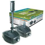 AllPondSolutions FPP-3500 Fountain Pond Pump Submersible with Fountain Attachment for Outdoor Garden, 3500 Litre/Hour Flow Rate