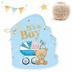 Its a Boy Gift Tags, Folding Cards. Pack of 40. Baby Shower, Birth Ceremony, Birthday Celebration, Mundan