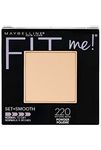 Maybelline New York Fit Me Pressed Powder For All Skin Types, 220 Natural Beige, 9G