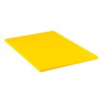 SignatureWares™ Commercial Polyethylene Medium Density Cutting Board Yellow 12" Wide X 18" Long X 0.5" Thick, NSF Certified