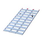 CargoSmart Aluminum Tri-Fold Ramp with Treads (1pk) – Easily and Safely Load and Unload Push Mowers, Garden Tillers, ATVs and More, 1,500 lb. Capacity, 50” W x 76” L