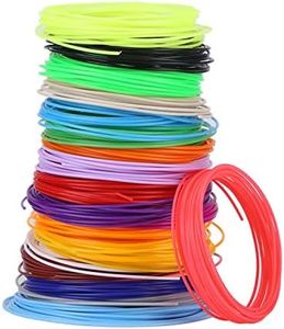 Filamento de impresión 3D, recargas de filamento PCL de 20 colores 1,75 mm para impresora 3D, pluma de impresión a baja temperatura
