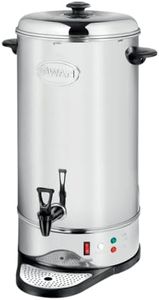 Swan SWU26L Catering Urn with Automatic Temperature Control, Drip Tray, 26L, 2500W, Stainless Steel