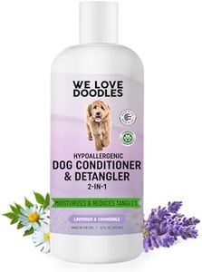 USDA Organic Dog Conditioner & Detangler, 2-in-1 Conditioner for Allergies & Itching, Made in USA, Lotion Treatment for Dogs, Perfect for Poodles, Doodles, & Goldendoodles, 16oz [We Love Doodles]