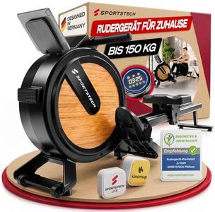 Sportstech PROwer Rudergerät für Zuhause - Magnetwiderstand, 32 Stufen
