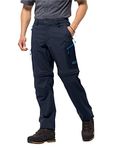 Jack Wolfskin Men Activate Light Zip Off Pants Men's Pants - Night Blue, Size: 54