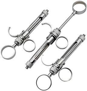 3 Aspirating Dental syringes 2.5 ring handle by Wise Linkers