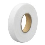 Qancekoo Hem Iron-On Adhesive, 26 Yards Web Hemming Tape 3/4 Inch Hem Tape Fabric Fusing Iron-on Tape No Sewing Required for Trousers Garments Curtains Pants Crafting Project - White