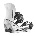 Salomon Snowboard Binding, Hologram, 2023-24 Model Unisex, L47341700 S Size White