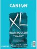 Canson XL Series Watercolor Textured Paper Pad for Paint, Pencil, Ink, Charcoal, Pastel, and Acrylic, Fold Over, 140 Pound, 9 x 12 Inch, 30 Sheets (100510941)