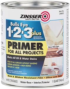 Zinsser Rust-OLEUM 249933 1-2-3 Plus, 1 Quarts (Pack of 1), White, 11 Fl Oz