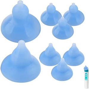 IMPRESA [8 Pack] Silicone Tips for Nose Frida Electric Nasal Aspirator - Extra Tips for Nasal Aspirator for Baby and Toddler - Replacement Tips for Baby Nasal Aspirator - 2 Shapes Included