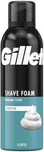 Gillette Classic Espuma De Afeitar Para Hombre, Para Piel Sensible, Ayuda A Proteger Contra La Irritación Del Afeitado, 200ml