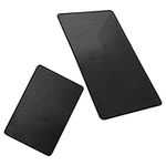 2Pcs Anti-slip Car Dash Sticky Pads,Sticky Gel Car Dashboard Non-Slip Mats,Silicone Anti-slide Fixate Sticky Mat for Phone Sunglasses Keys Coins,27x 15cm 19x 12cm