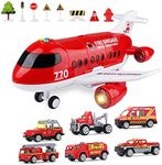 Jenilily Fire Engine Aeroplane Set,