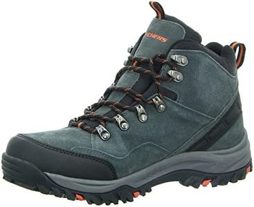 Skechers Men's Relment-Pelmo Hiking Boot, Grey, 8.5