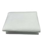 Fusible Fleece Interfacing for Sewing,Iron On Fusible Foam Stabilizer for Bags,(White, Medium Weight 120cm x 1m)