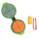 Dentosmile Playbox Wooden Waffle Maker Toddler & Kids Pretend Play Cooking Toy Set (1 Years +) Imagination And Creativity