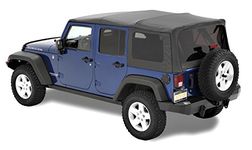 Bestop 54723-35 Black Diamond Supertop NX Complete Replacement Soft Top w/Tinted Windows for 2007-2018 Jeep Wrangler Unlimited