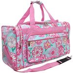 Floral Print NGIL Canvas Carry on Shoulder 23" Duffle Bag