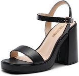 DREAM PAIRS Heels for Women Block C