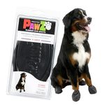 Pawz PZBLKXL Water-Proof Dog Boots, X-Large, 4-Inch to 5-Inch, Black