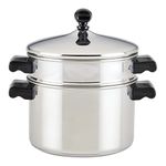 Farberware Classic Stainless Steel 3-Quart Stack 'N Steam Saucepot and Steamer