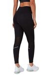 TCA Women's SuperThermal Performance Workout High Waisted Running Training Tights Leggings with Pocket - Black Rock, M