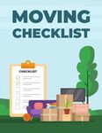 Moving Checklist: Guided Moving Planner Worksheets / Book To Prepare Moving and Packing Supplies, Accessories and Essentials / Moving To A New Home or ... Blue Matte Cover - 8.5" x 11" / 90 Pages