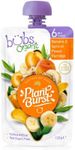 Bubs Organic Banana & Apricot Power Porridge Pouch, 6+ Months Baby Food, Fruit Puree Snack, No Added Sugar, 120g