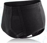 Salma's Tinytots Reusable Adult Underwear For Men, Cotton Washable Mens briefs, Reusable urinary Incontinence Underwear For Men, washable adult diaper, Innerwear Absorbs 150 ml Urine. Size M ( 90cm to 98cm)