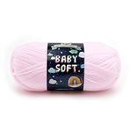 Lion Brand Yarn 920-104 Petal Babysoft Yarn, Pink