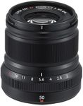 Fujifilm Fujinon Prime Lens XF50mm F2 R WR, Mid-Range Telephoto Lens for Fujifilm X Mount Cameras, Black