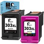 Penguin 303XL for HP 303 XL Compatible with ENVY Photo 6234 7134 6230 6220 6252 6255 6258 7100 7120 7820 7830 7155 7865 TANGO X TANGO 100 Printer Ink Cartridge Replacement Black and Colour Combo Pack