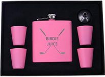 Birdie Juice Flask, Funnel, Shot Gl