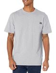 Dickies Men's Big-Tall Heavyweight Crew Neck Short Sleeve Tee, Heather Gray, XX-Large/Tall