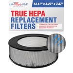 Filter fits Honeywell 22500 HEPA Enviracaire Air Purifier EV-25 62500 83236 83256 by LifeSupplyUSA