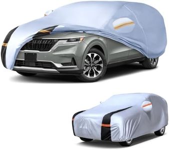 Minivan Car Cover for Kia Carnival MPV/Sedona 1998-2025 100% Waterproof All Weather, Heavy Duty Full Exterior Covers Rain Sun Wind UV Protection.