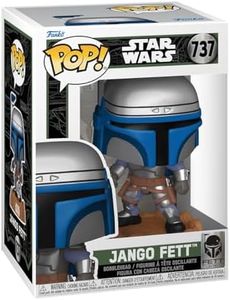 Funko Pop! Star Wars: FL - Jango Fett - Desenmascarado - Figura de Vinilo Coleccionable - Idea de Regalo- Mercancia Oficial - Juguetes para Niños y Adultos - Movies Fans