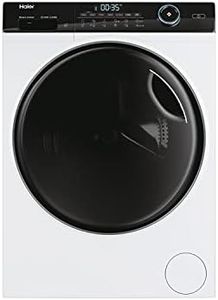 Haier HW90-B14959U1 Freestanding Washing Machine with LED Display, 9kg Load, 1400RPM, Direct Motion, White, A Rated