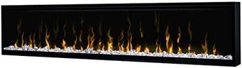 Dimplex IgniteXL 74" Built-in Linear Electric Fireplace (Model: XLF74), 8530/5118 BTU, 240/120 Volt, 2500/1500 Watt, Black