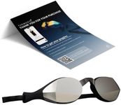 THEMAGIC5 VECTOR Swim Goggles for Men and Women - The World's 1st Custom Fit Swimming Goggles for Adults - QR Code Ships by Mail - Anti-Fog Competitive Racing Pool (VECTOR BLACK MAGIC MIRROR SILVER)