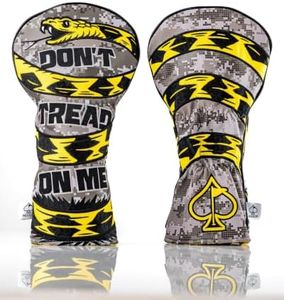 Don't Tread On Me 2.0 Driver Cover | Bold Design | Fits Standard Drivers | Pins and Aces