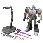 Megatron Transformer Toy,7.87 Inch Transformers G1 Megatron Action Figures,Highly Articulated G1 Megatron Action Figure with Upgraded Weaponry,Collectible Toys for Boys Girls Ages 8 and Up