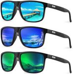 KALIYADI Sunglasses-Men Polarized-Sunglasses Mens Sunglasses: Sun Glasses Polarized UV Protection Unisex Driving Fishing Golf