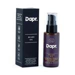 Dapr. Beard Oil (50 ml) | Patchouli, Amber & Five Oil Complex | Non sticky & Lightweight | Promotes Beard Growth|